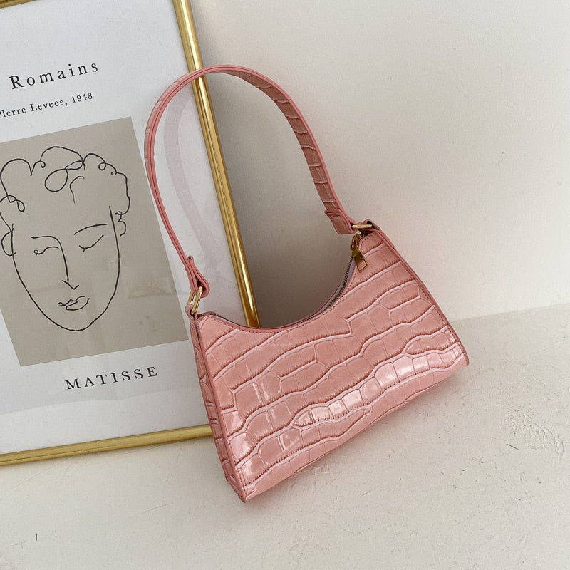 Bolsa de Ombro de Couro - Flower Luxury