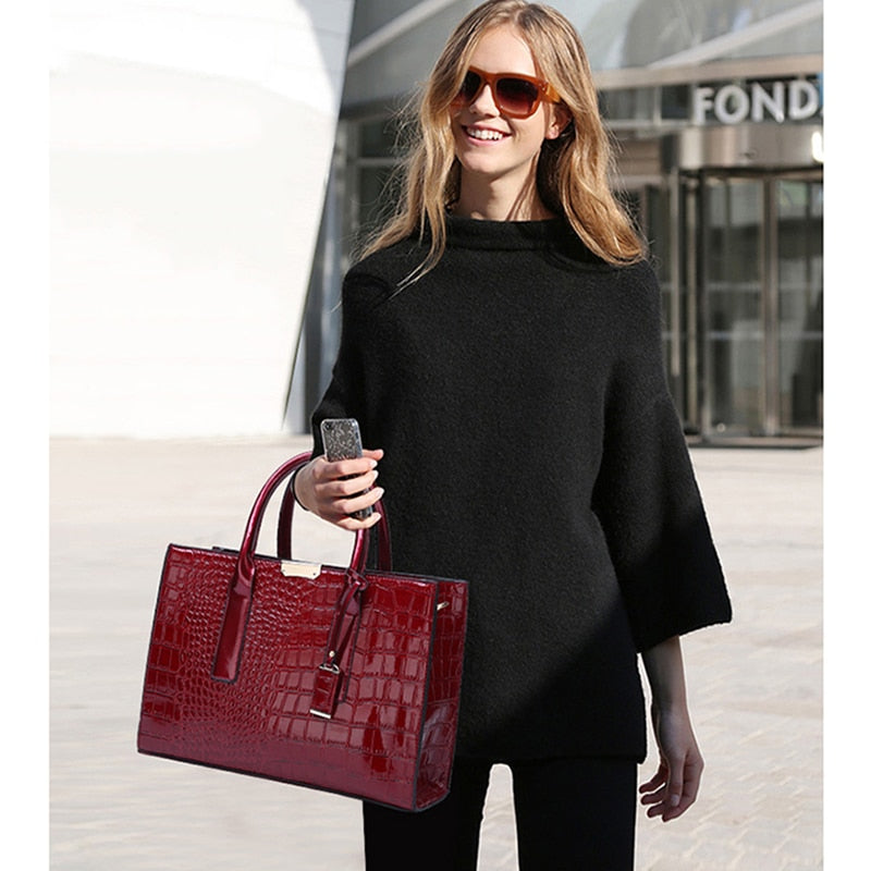 Bolsa Feminina de Couro - Redmoon