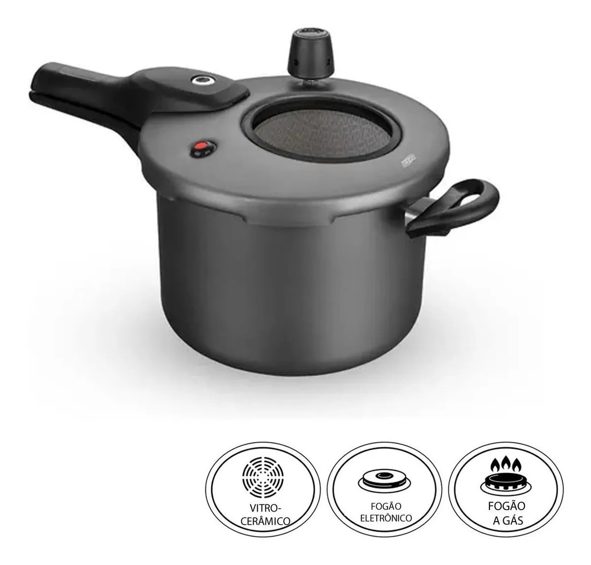 Panela de Pressão antiaderente com Visor 4.5 L MTA
