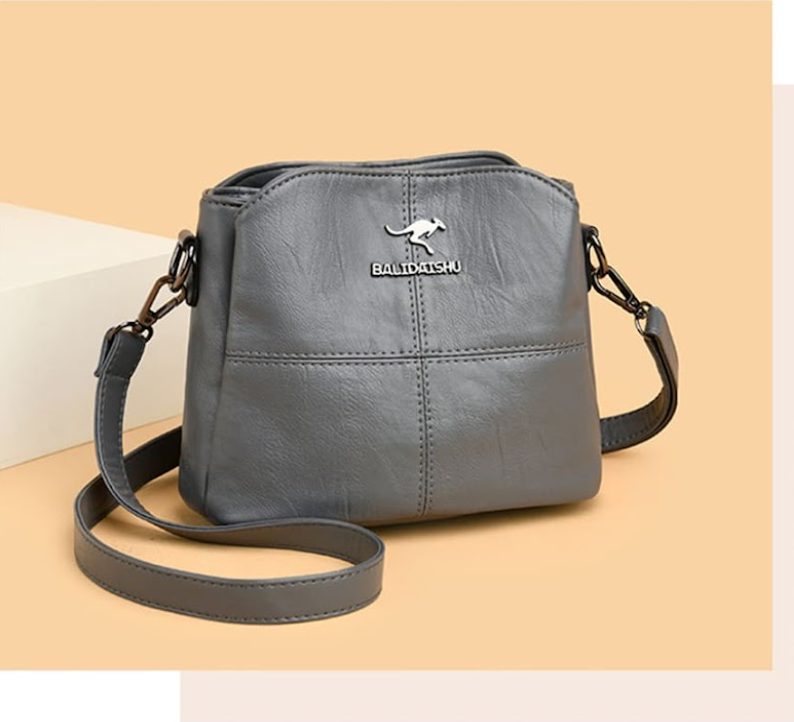 Bolsa de Couro de Alça Transversal - Bali