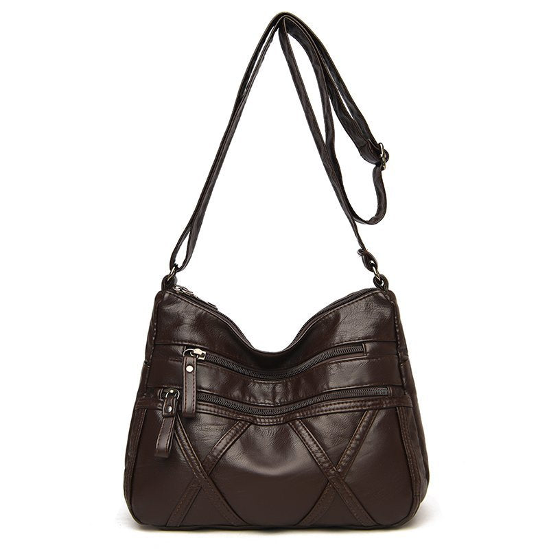Bolsa de Couro Transversal - Letícia