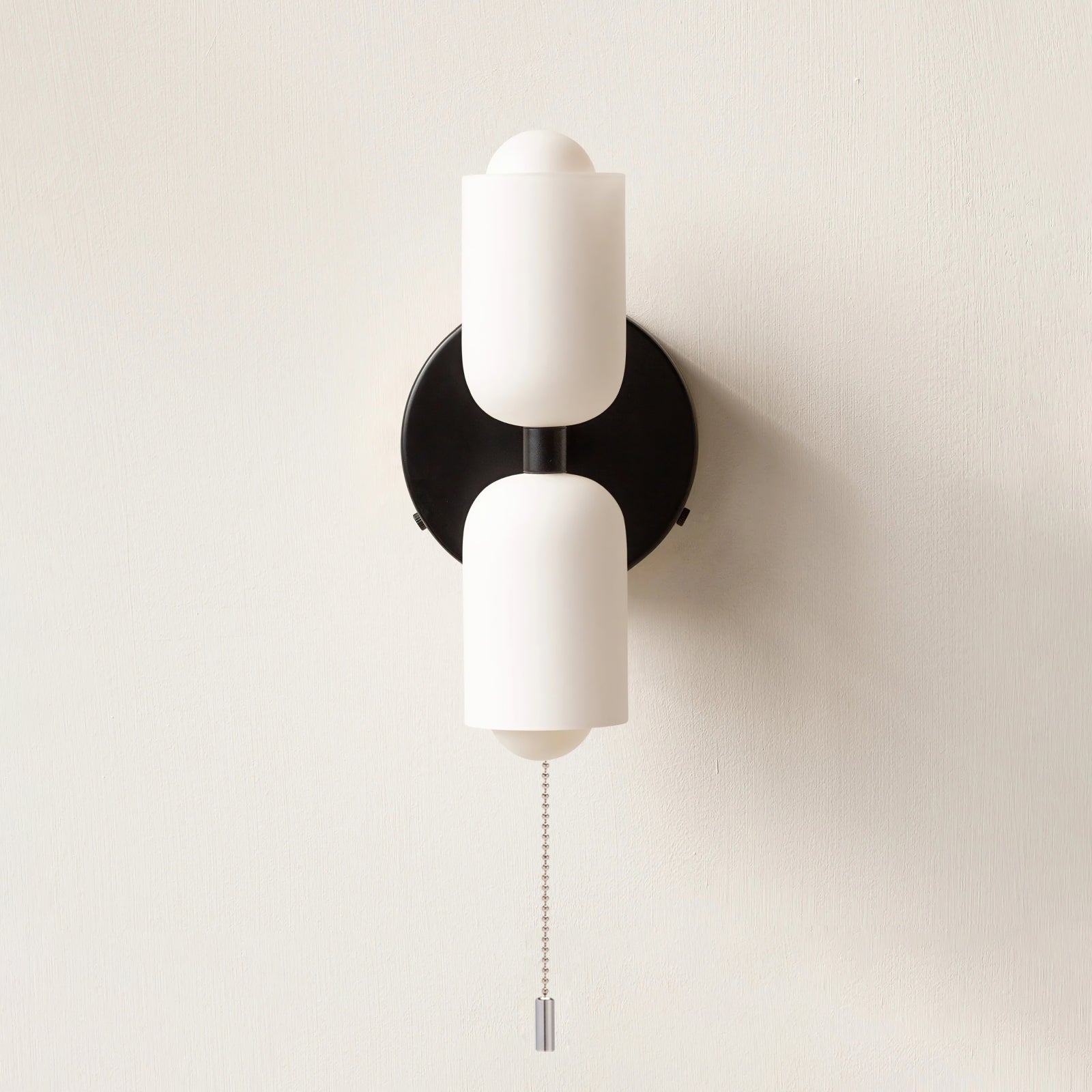 Arandela de Parede Dupla Minimalista Crema