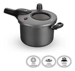 Panela de Pressão antiaderente com Visor 4.5 L MTA